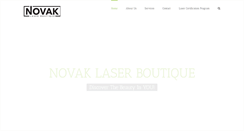 Desktop Screenshot of novaklaserboutique.com